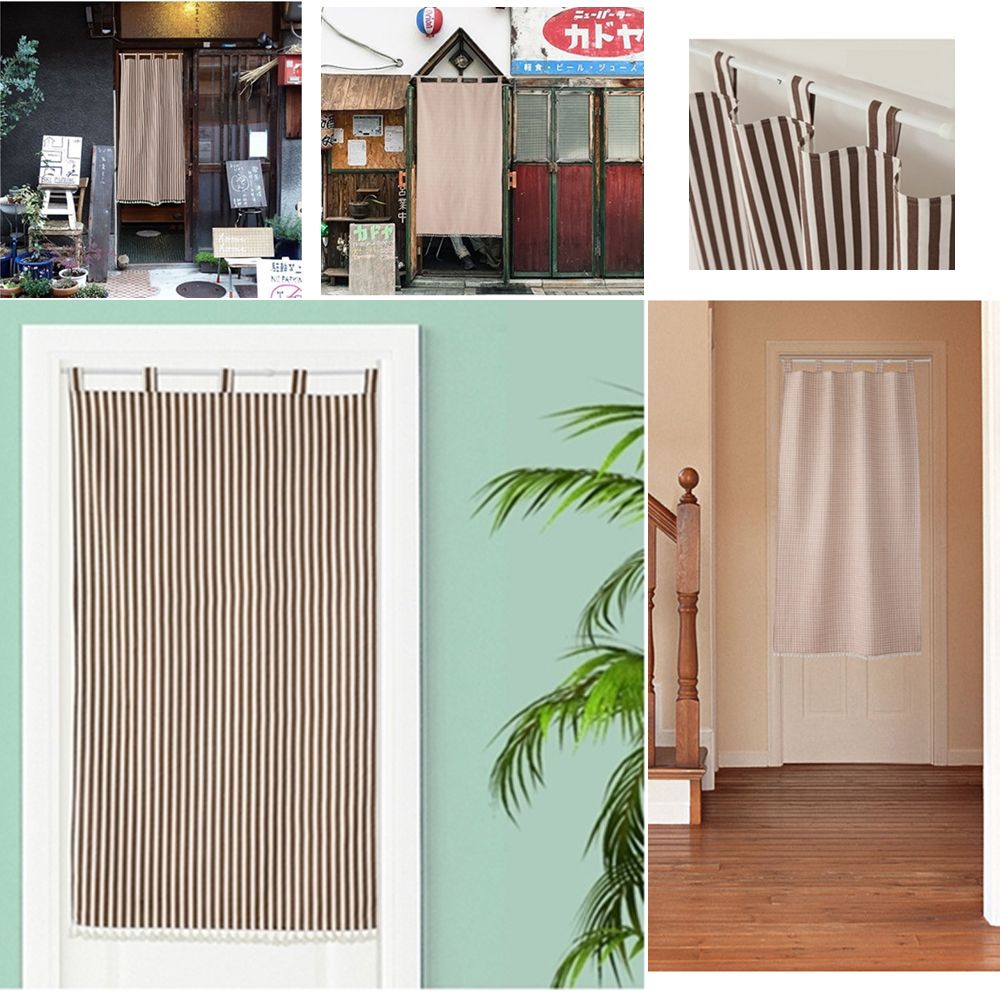 북유럽 바란스 커튼 다용도실 가리개 방문 현관 주방 린넨