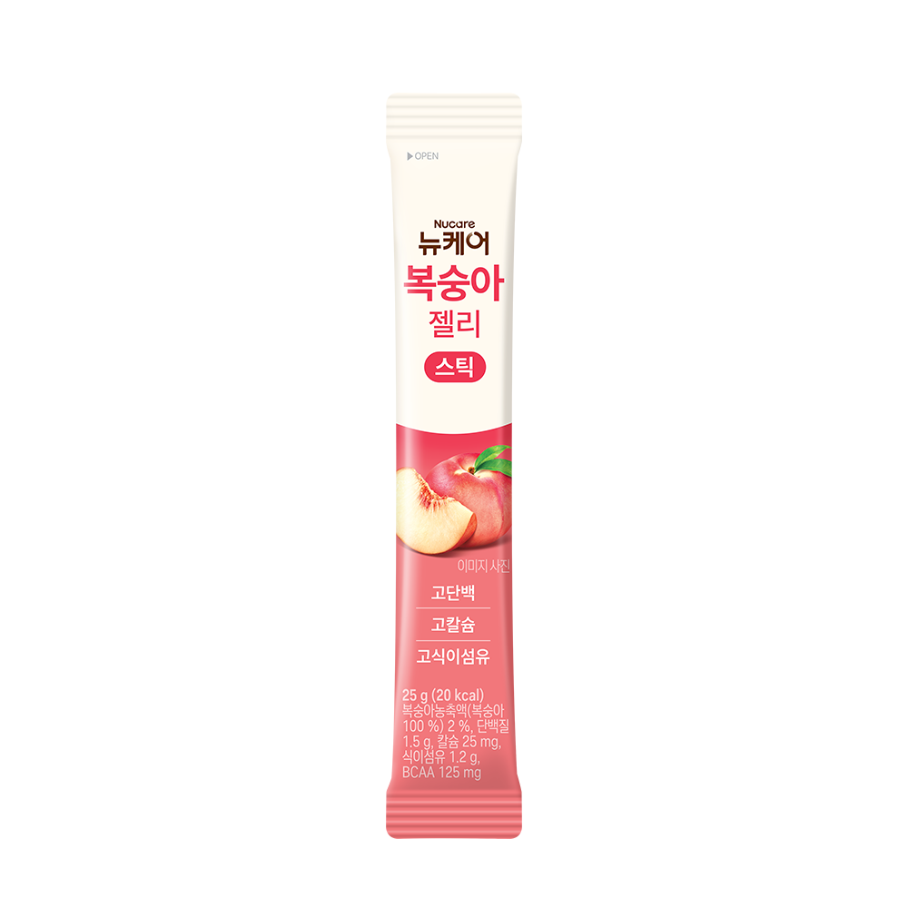 고단백 젤리 뉴케어 복숭아맛 영양간식 고단백 간식 건강 간식 추천