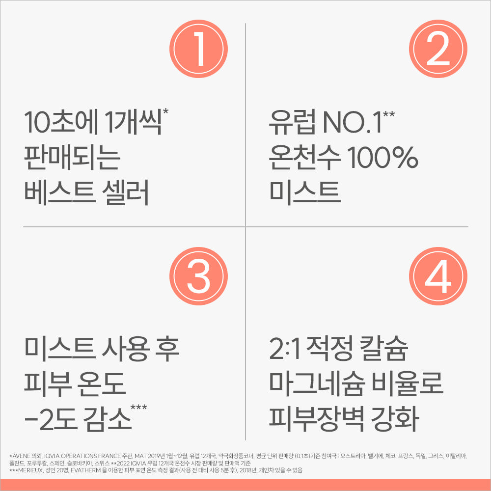 [아벤느] 오 떼르말 300ml x 2개 + 50ml