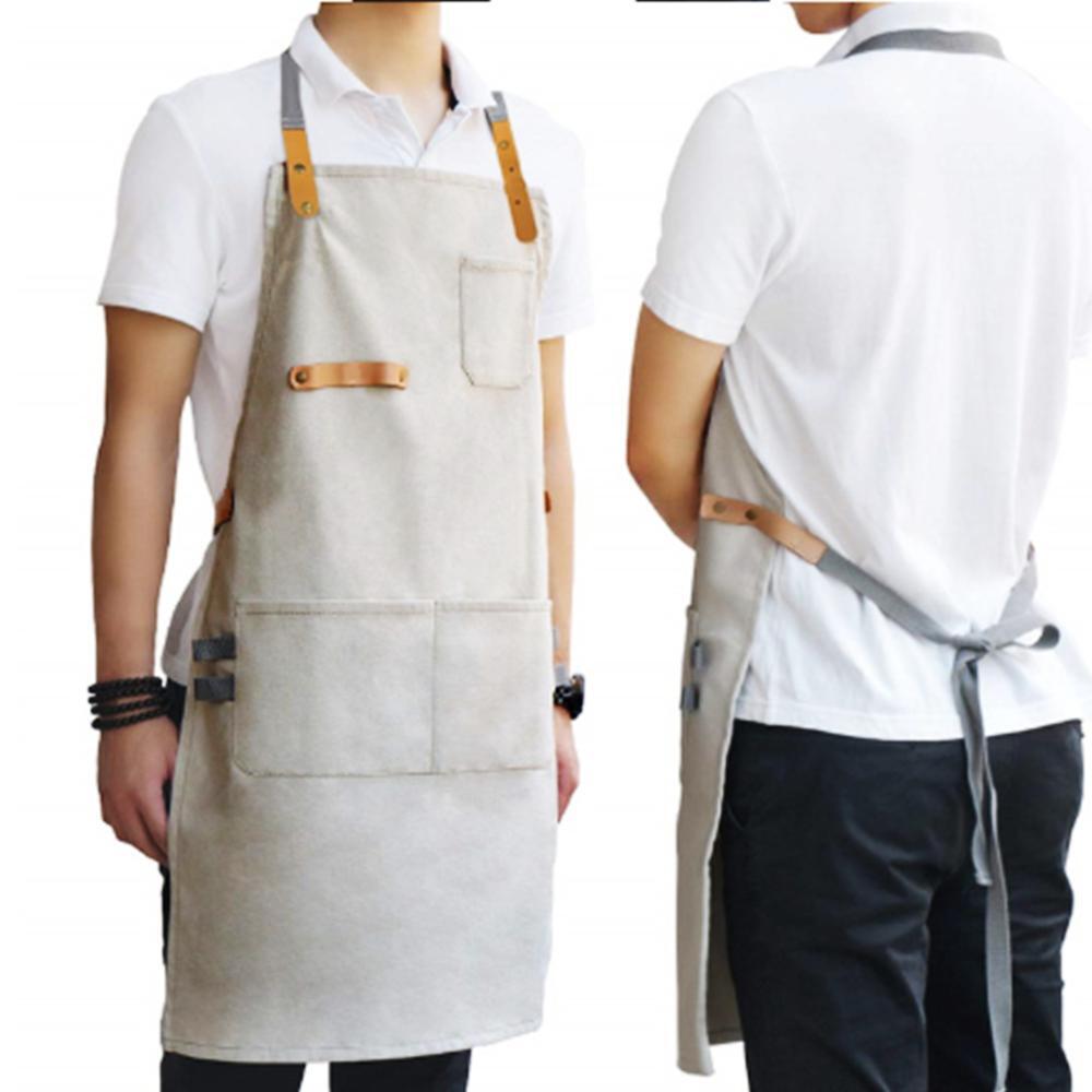 카페 앞치마 어린이집 여자 선물 주방 린넨 애견 미용사 캠핑