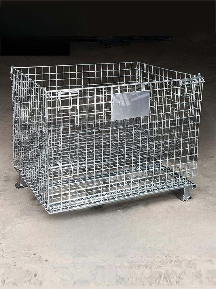 철제 망대차 스틸 스토리지 케이지 접이식 고하중 카트 제트 A1+800x600x640+그리드50x50 - 상품 이미지