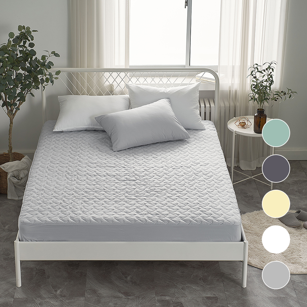 국내 생산 알러지케어 집먼지 진드기 방지 누빔 사계절 매트리스 침대 커버 SS Q K