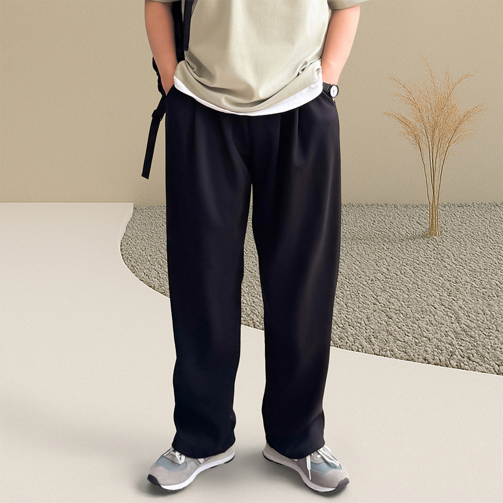 스웻팬츠 벌룬팬츠 남자와이드팬츠 통바지 - 상세 이미지 3