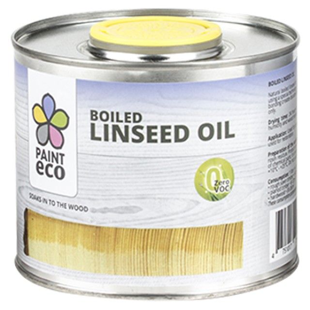 (Paint Eco) 보일드 린시드 오일 0.5L 목공용 도료 가구오일 천연 - 상품 이미지