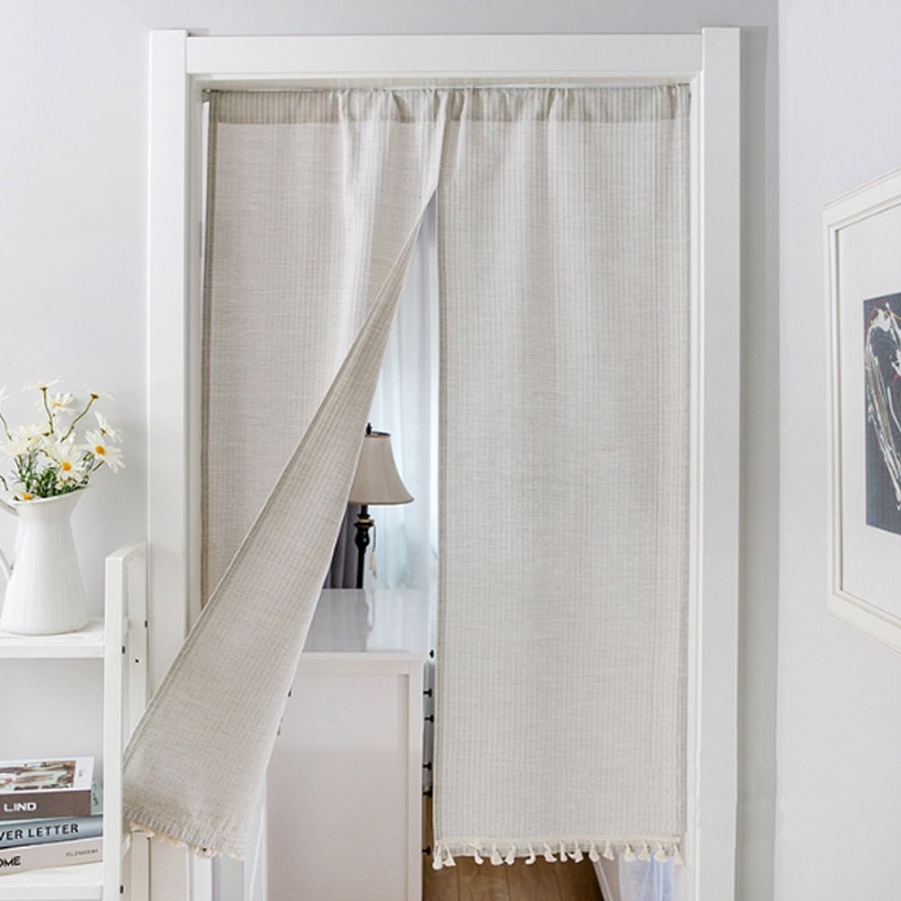 작은창 패브릭 공간 분리 가리개 가림막 주방 천 커튼