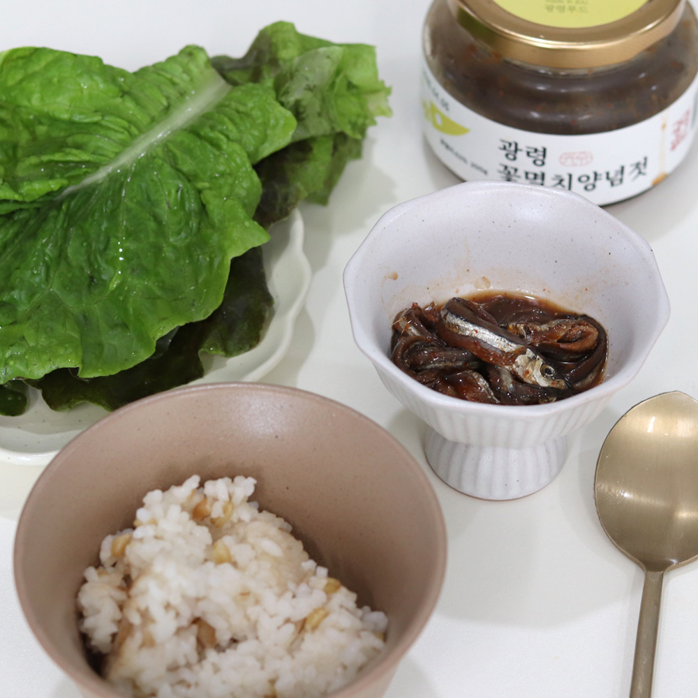 제주도 꽃멸치 양념 젓갈 400g 삼겹살 멜젓 생멸치 통멸치 양념젓 이미지 6