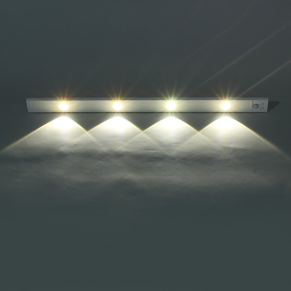 Jdt USB 충전 무선 동작 감지 LED 센서등 50 cm 화이트 현관 계단 베란다 - 상품 이미지