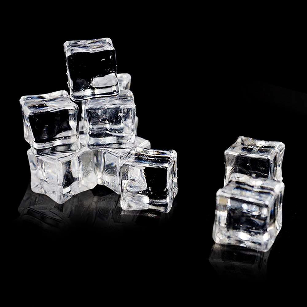 20 mm 아크릴 얼음 모형 인조 50개입 장식 보석 수조 촬영 소품 - 상품 이미지