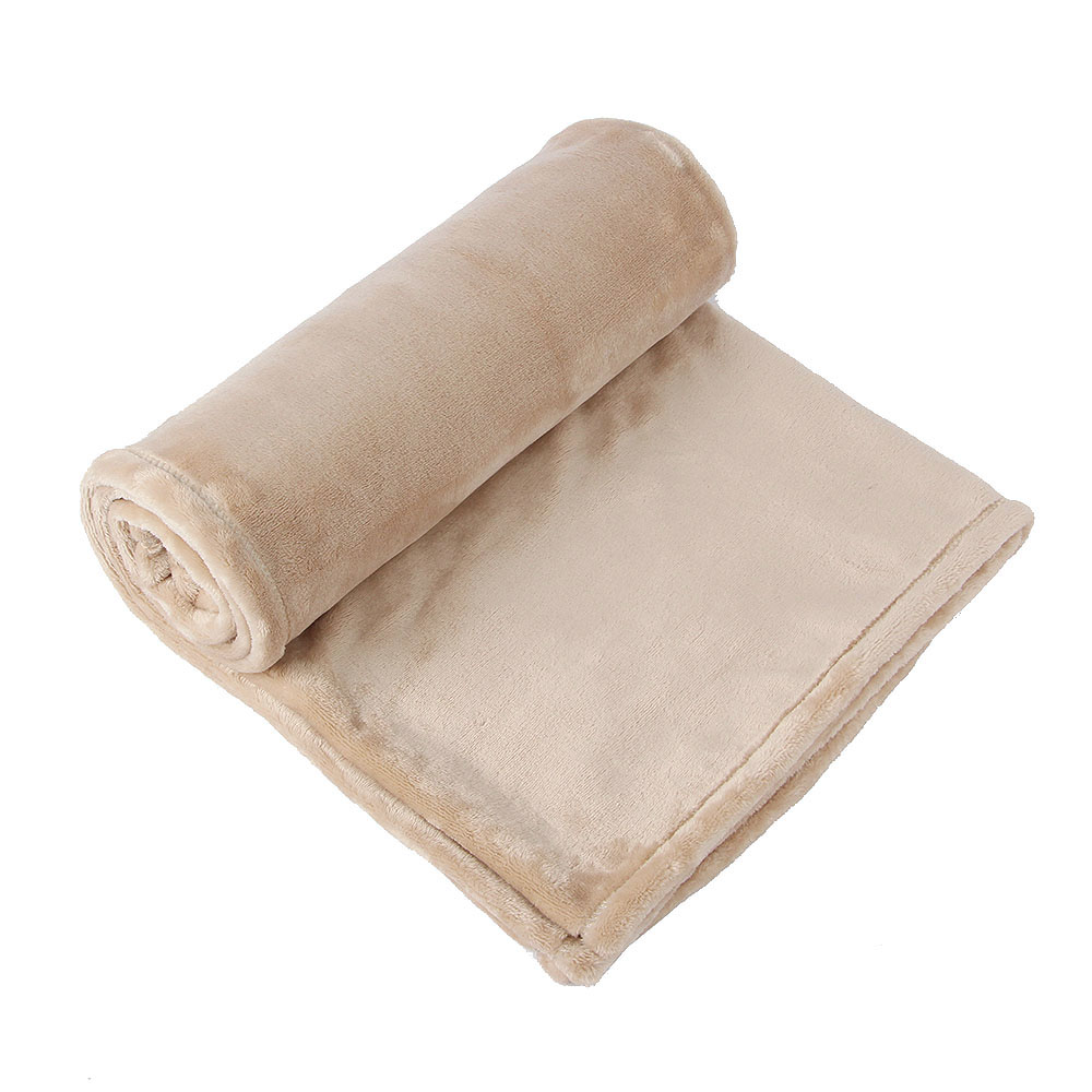 소프트 밍크 무릎 담요 캠핑 (150x 100 cm) 항공 이불 대형 차량용 학생