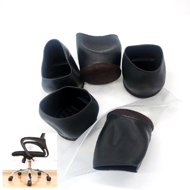 의자 바퀴 고정 패드 소품 방지 캡 5개 1세트 의자캡 바퀴의 자발캡 다리 커버 소음