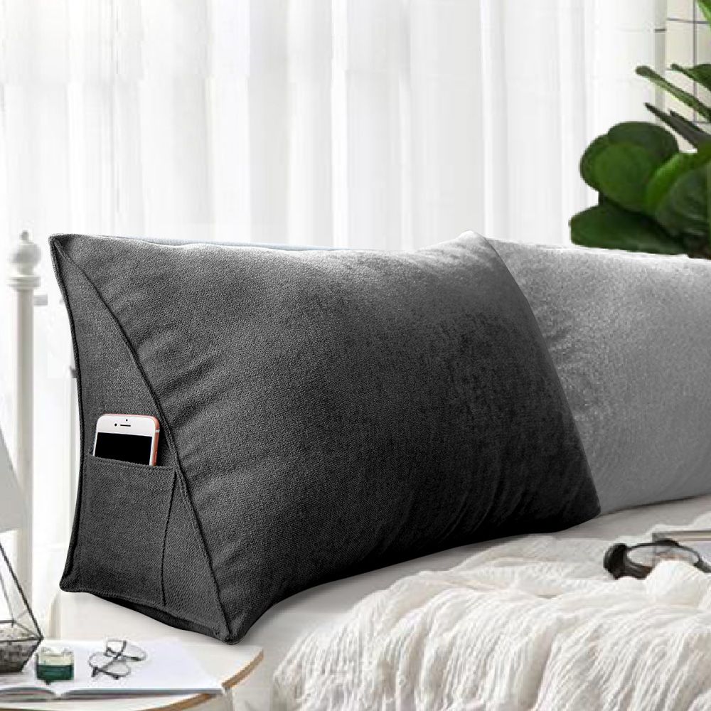 삼각 등쿠션 등받이 침대 빈백 바디 필로우