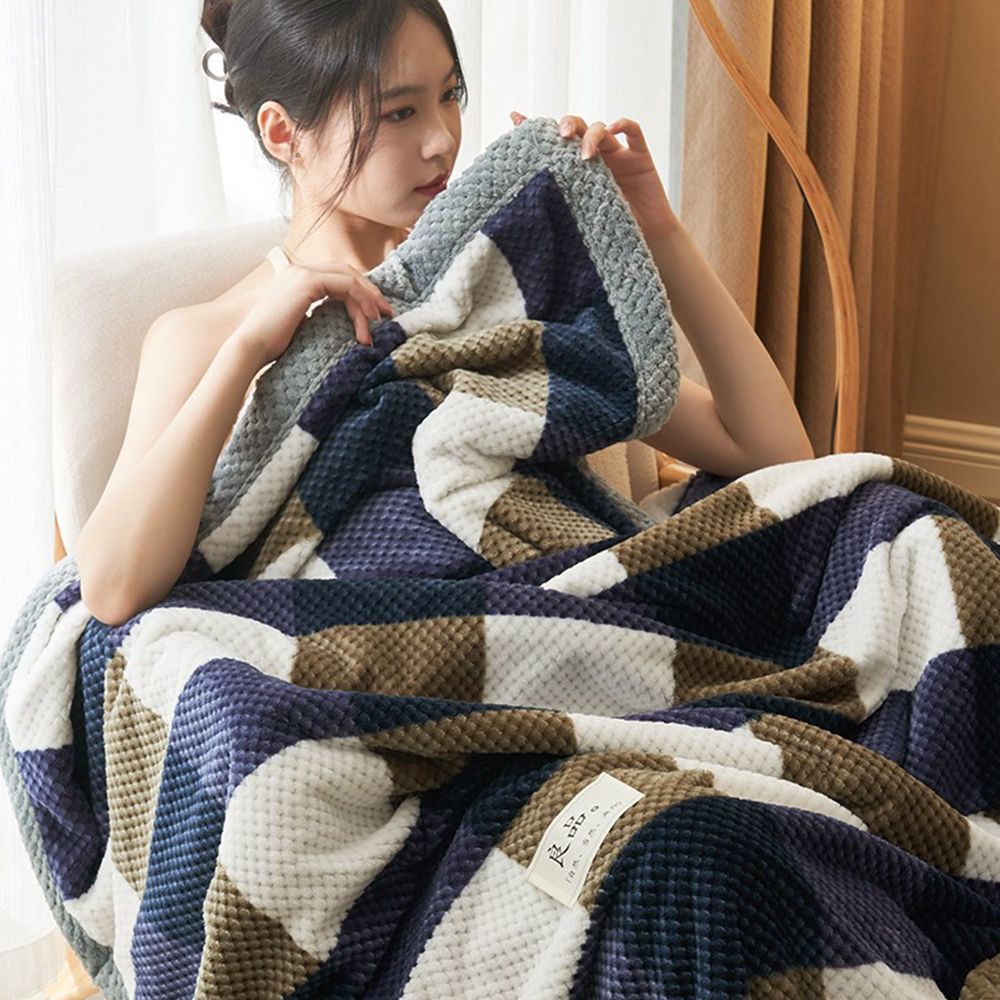 겨울 밍크 부드러운 극세사 담요 150 회사 이불