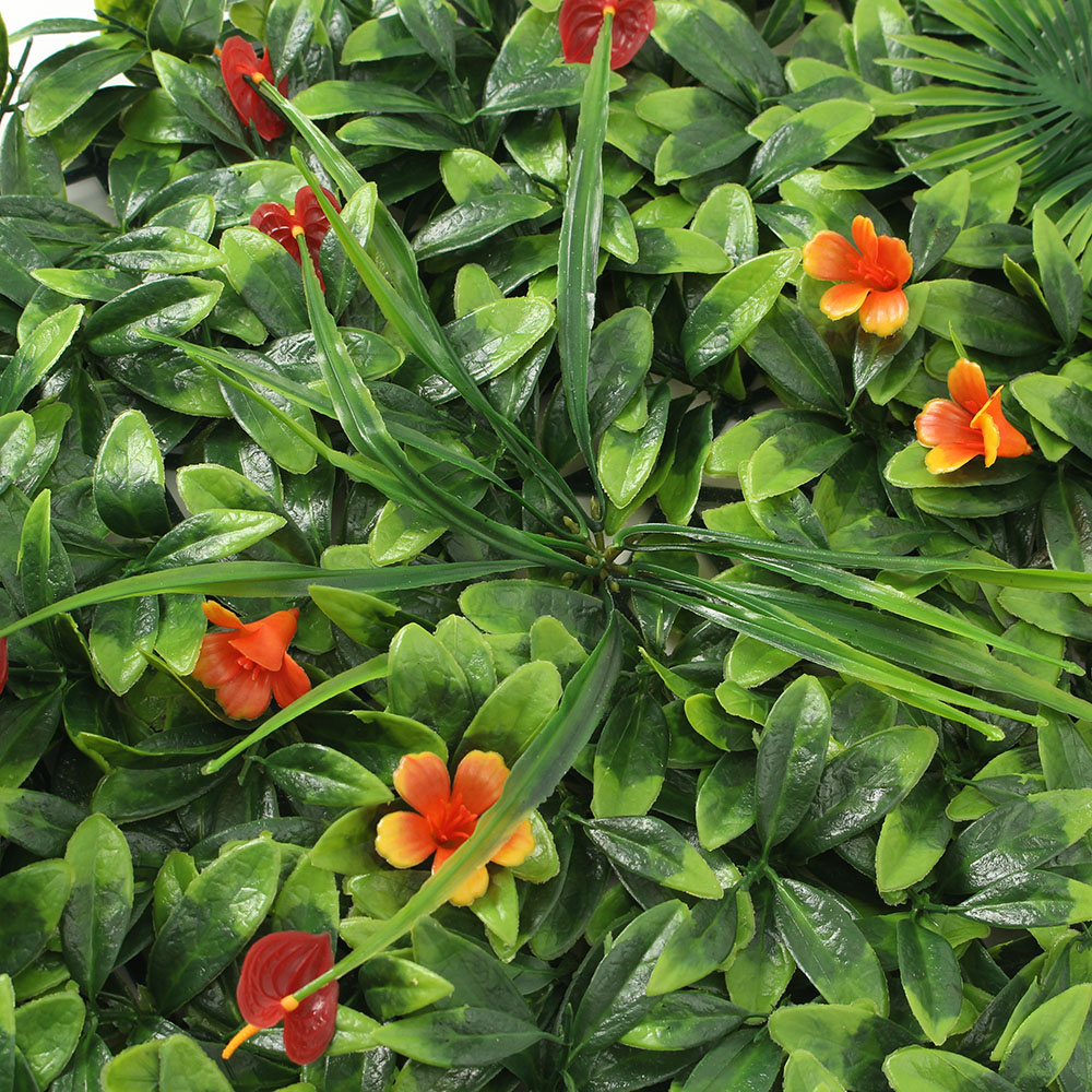 인테리어 정원 벽장식 인조잔디( 60x 40)(열대 몬스테라) 인공 가짜 모조 조경