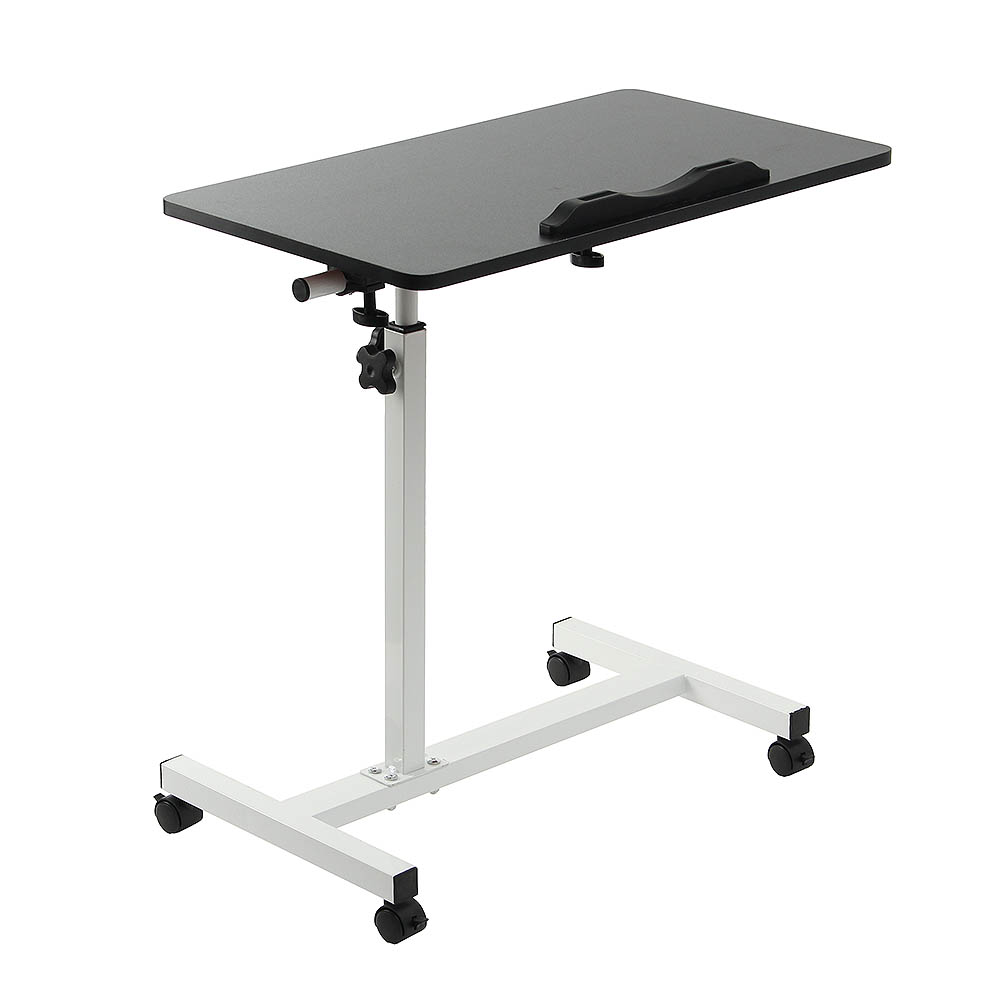 각도 조절 이동식 침대 사이드 테이블( 블랙) 거실 소파 틈새 공간 쇼파