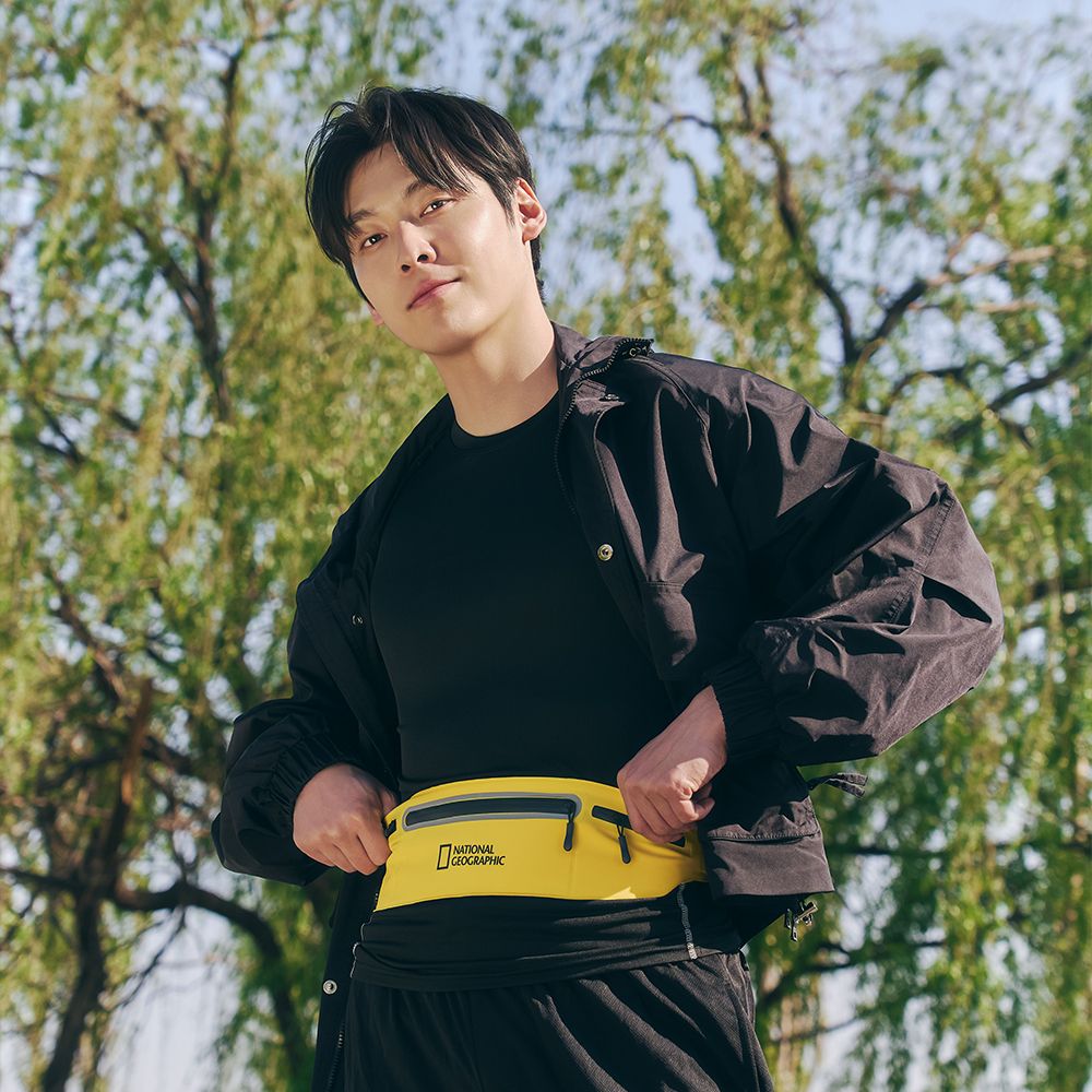 내셔널지오그래픽 모바일 러닝벨트 초경량 핸드폰수납 생활방수 야간안전 마라톤 필수템 - 상세 이미지 3