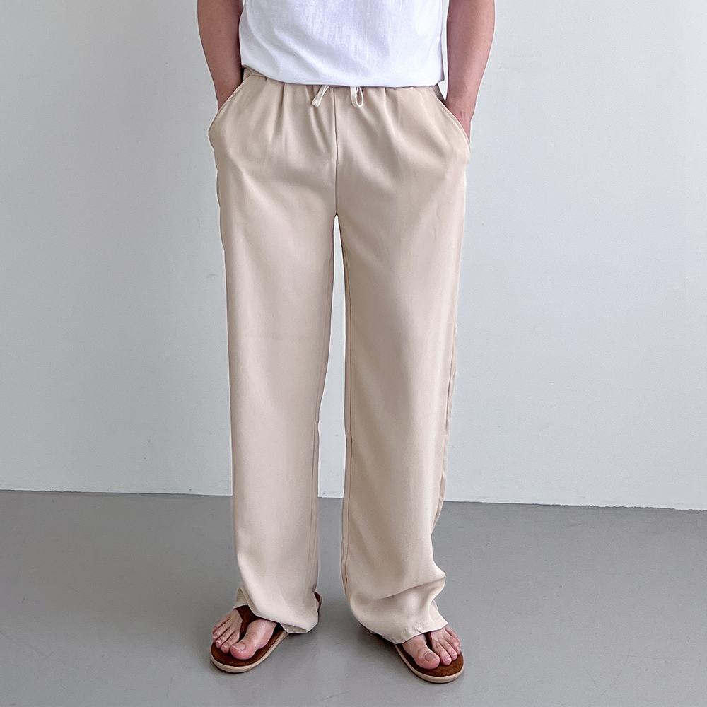 남자와이드팬츠 남자냉장고바지 여름슬랙스 - 상품 이미지