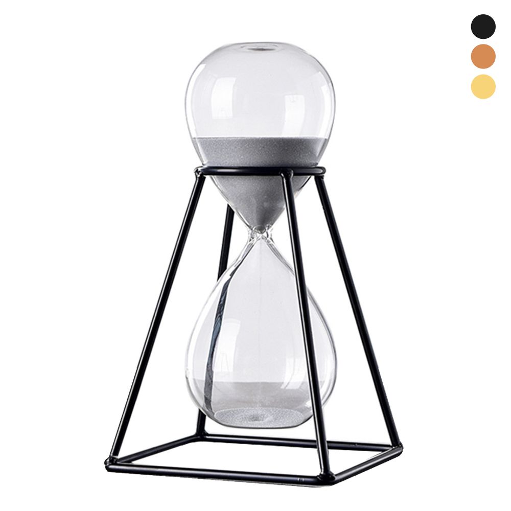 다용도 다이머 인테리어 30 분 모래시계 메탈 - 상품 이미지