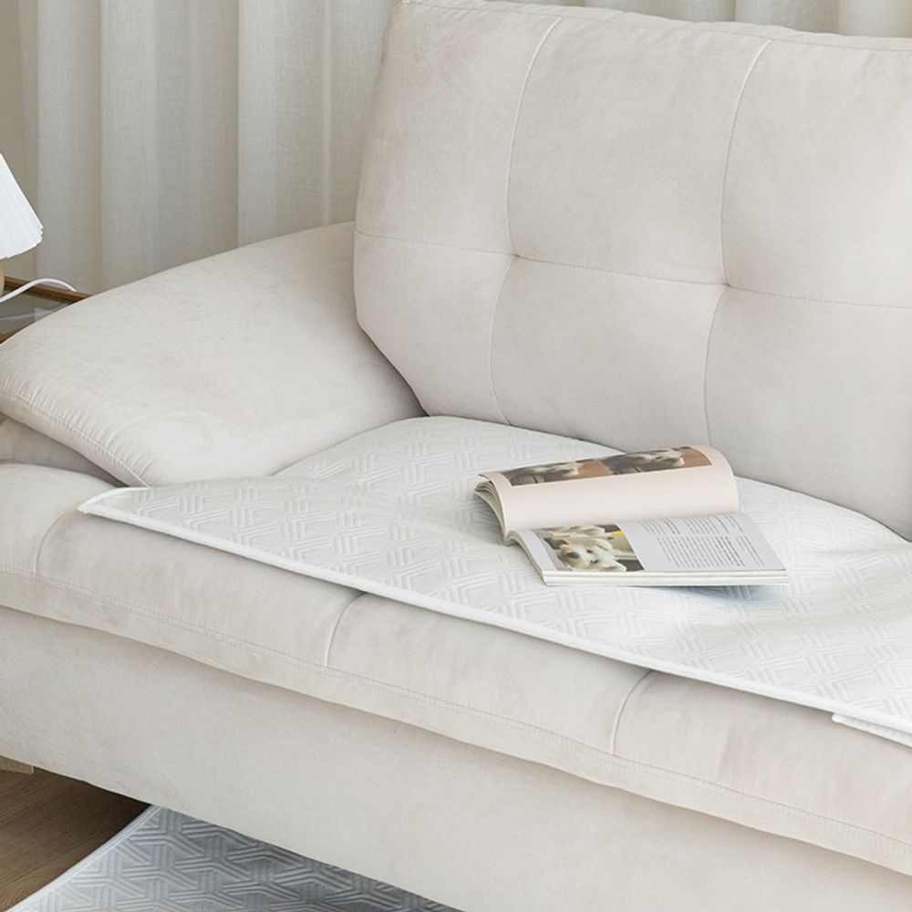 실크 듀라론 쿨링 소파 패드 2인용 60x 120 대자리 카페트 러그 대나무