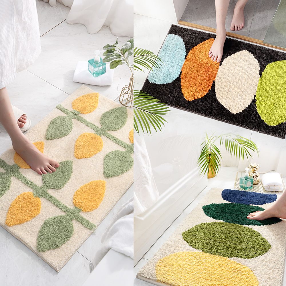 욕실 현관 주방 발매트 디자인 논슬립 러그 발판 - 메인 이미지