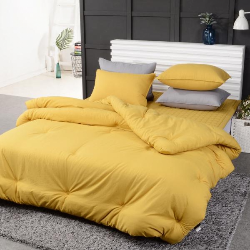 마이크로 워싱 호텔식 차렵이불 침대 패드( 싱글 퀸) 먼지없는 봄이불 겨울이불 가을이불