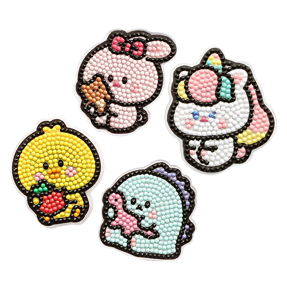 쪼꼬미 친구들 보석 십자수 스마트톡(4개) 비즈 공예 큐빅