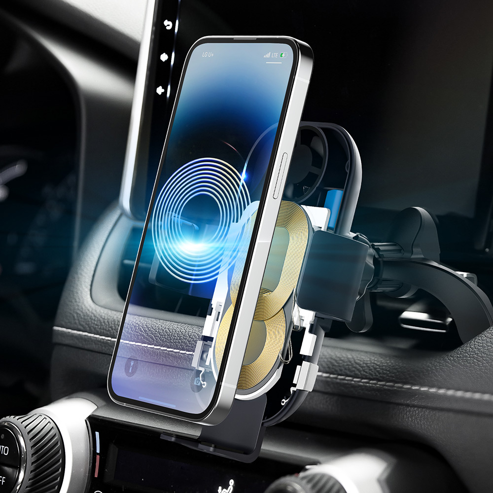 오아 와이더C 차량용 핸드폰 거치대 쿨링팬 고속 무선 충전기