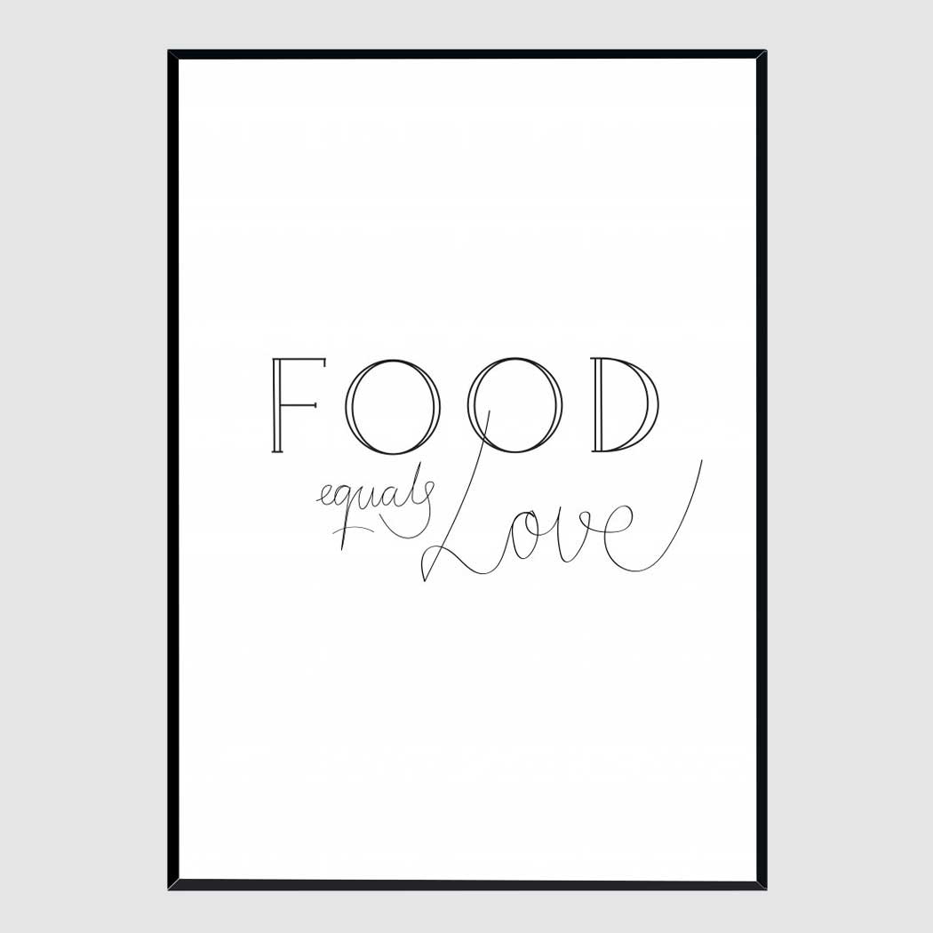슬림 액자 Food is Love A3 사이즈 가벼운 몰딩 대형 프레임 제작 웨딩 - 메인 이미지