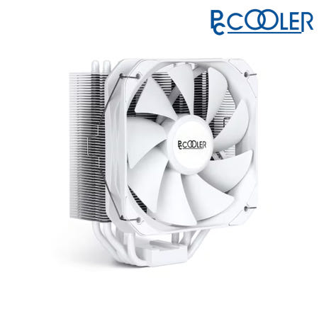 PCCOOLER PALADIN 400 화이트 공랭 CPU 쿨러 싱글타워 팬 쿨러