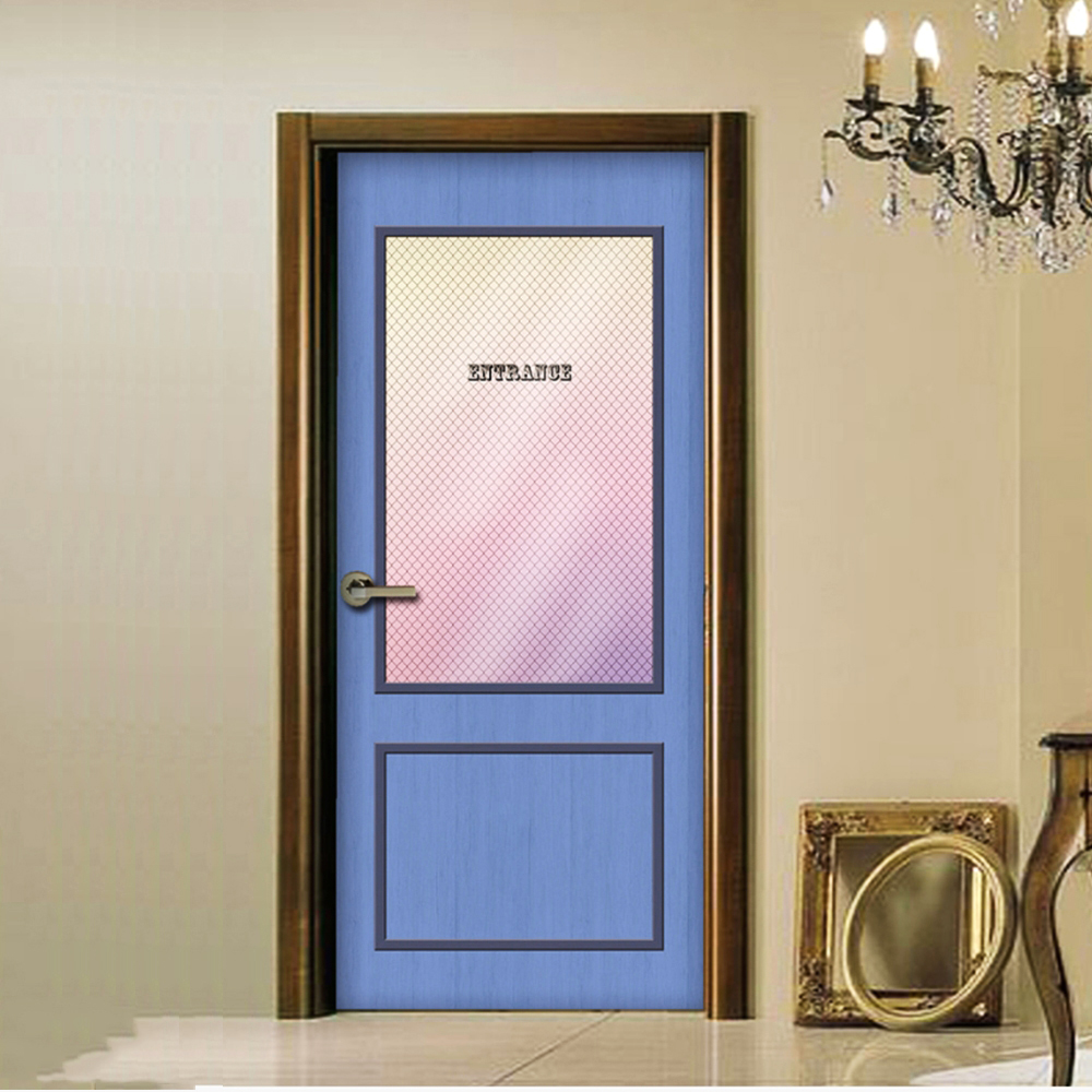현관 시트지 방문 포인트 리폼 인테리어 필름 블루 셀프 현관문 문리폼