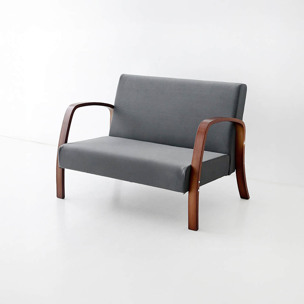 벤우드 2인 소파 YC12AD 브라운/아이보리, 2인용