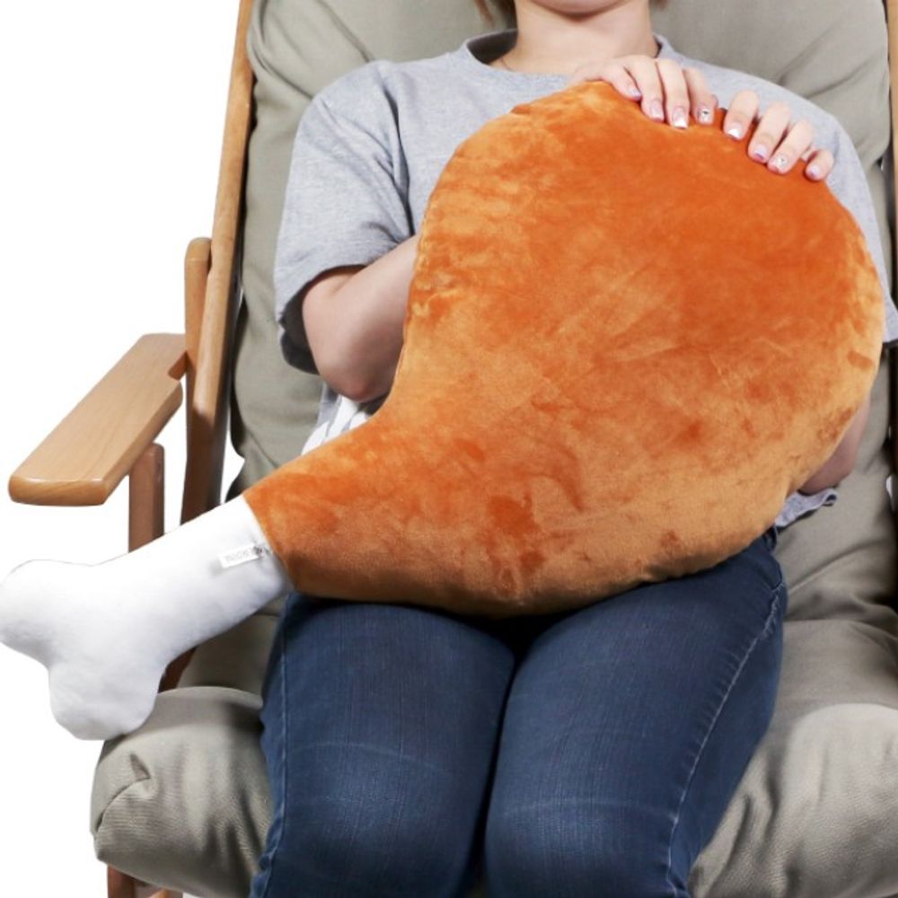 갓샵 55 cm 대형 닭다리 쿠션 치킨 인형 왕쿠션 안고 자는 예쁜 - 상품 이미지