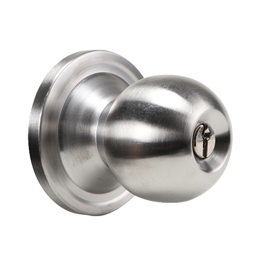 원통형 현관정 현관문 실버 원형 손잡이 잠금장치 락 열쇠 키타입 수리 부자재 일반