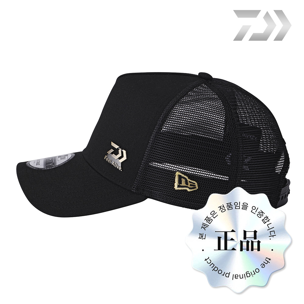 다이와 DC-6115NK 메탈 트러커 스타일 낚시 메쉬 볼캡 스냅백 모자 뉴에라 콜라보 - 상세 이미지 4