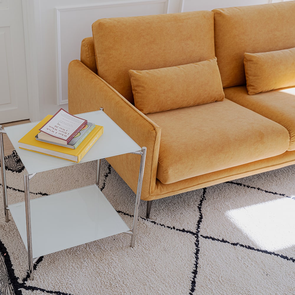 헨지디자인 밀크 갤럭시 3인용 패브릭 소파 홈카페 신혼가구