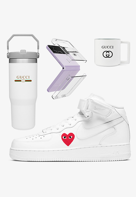 GUCCI CHANEL COMME 커스텀 스티커 - 상세 이미지 2