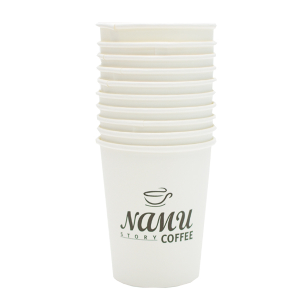 국산 테이크아웃컵 종이컵 뜨거운 음료용 300ml, 10개입, 1개