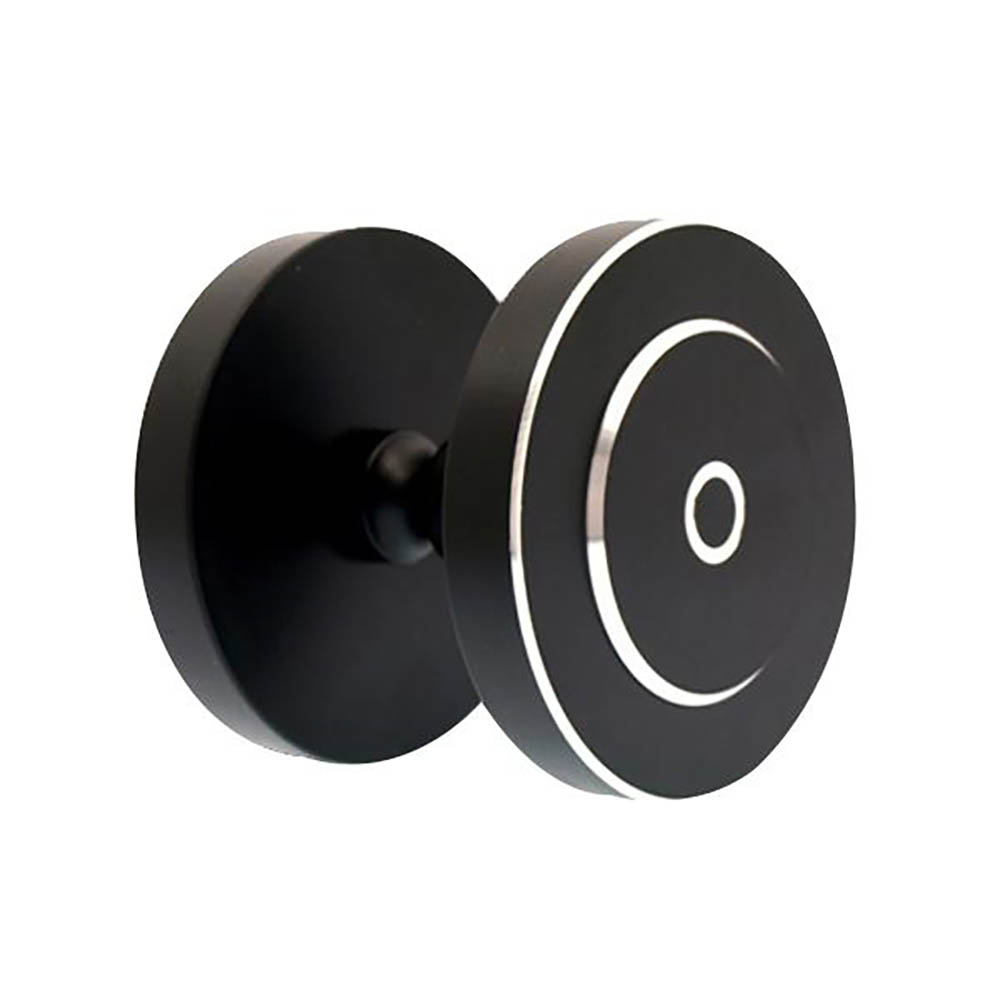 VCB 강화도어 손잡이 건축용 원형 흑색 65 파이 가구 인테리어 문손잡이 고정