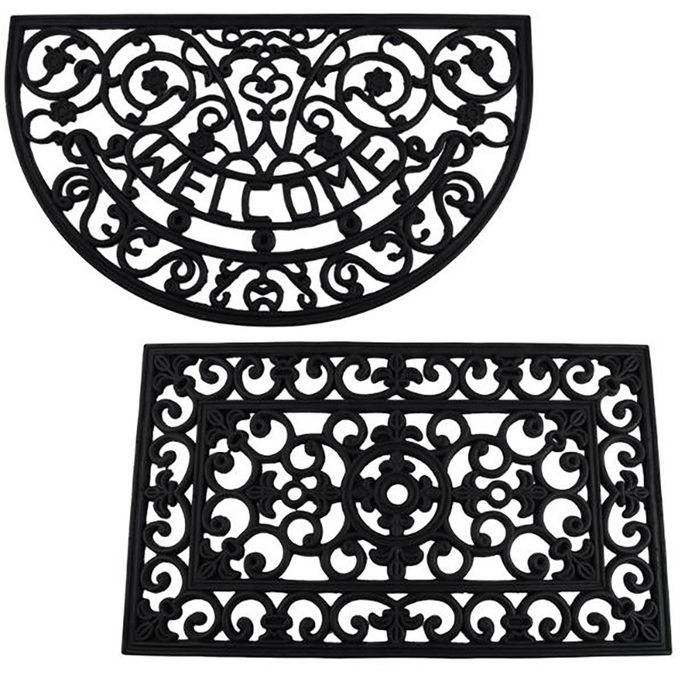 VCB 엔틱가든현 관발 매트 천연고무 옵션 선택 일제 가구 인테리어 카페트 러그 발매트