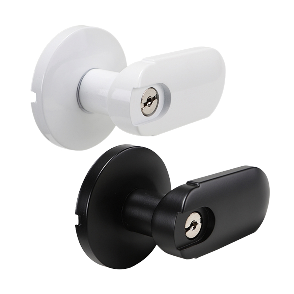 국산 도어록 레버형 침실용 화이트 블랙 문손잡이 열쇠형 상가 학원 내실용 일반 문핸들