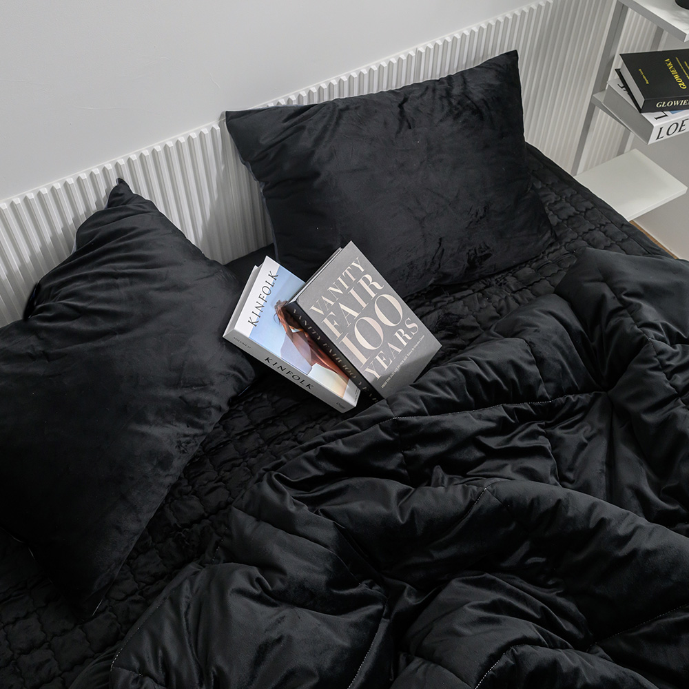 플란넬 극세사 솜 차렵이불 단품 플라넬 베개 커버