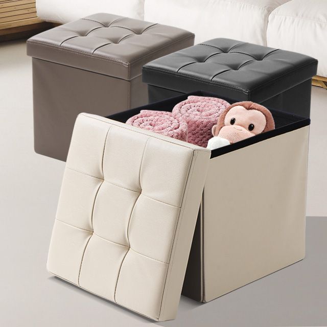 스툴 중 가죽 쿠션 보조 수납 스톨 의자 미니 쇼파 발받침 스툴의자 낮은 화장대