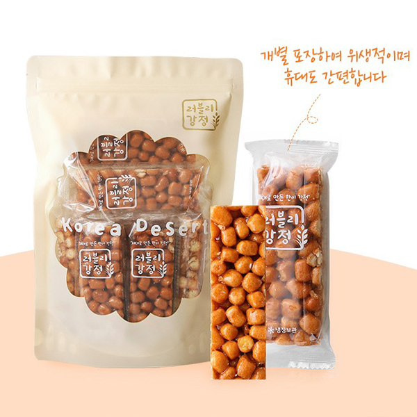 달콤촉촉 [100%수제 제조] 조청쌀엿으로 딱딱하지 않은 수제오란다 강정 건강 간식 - 상세 이미지 3