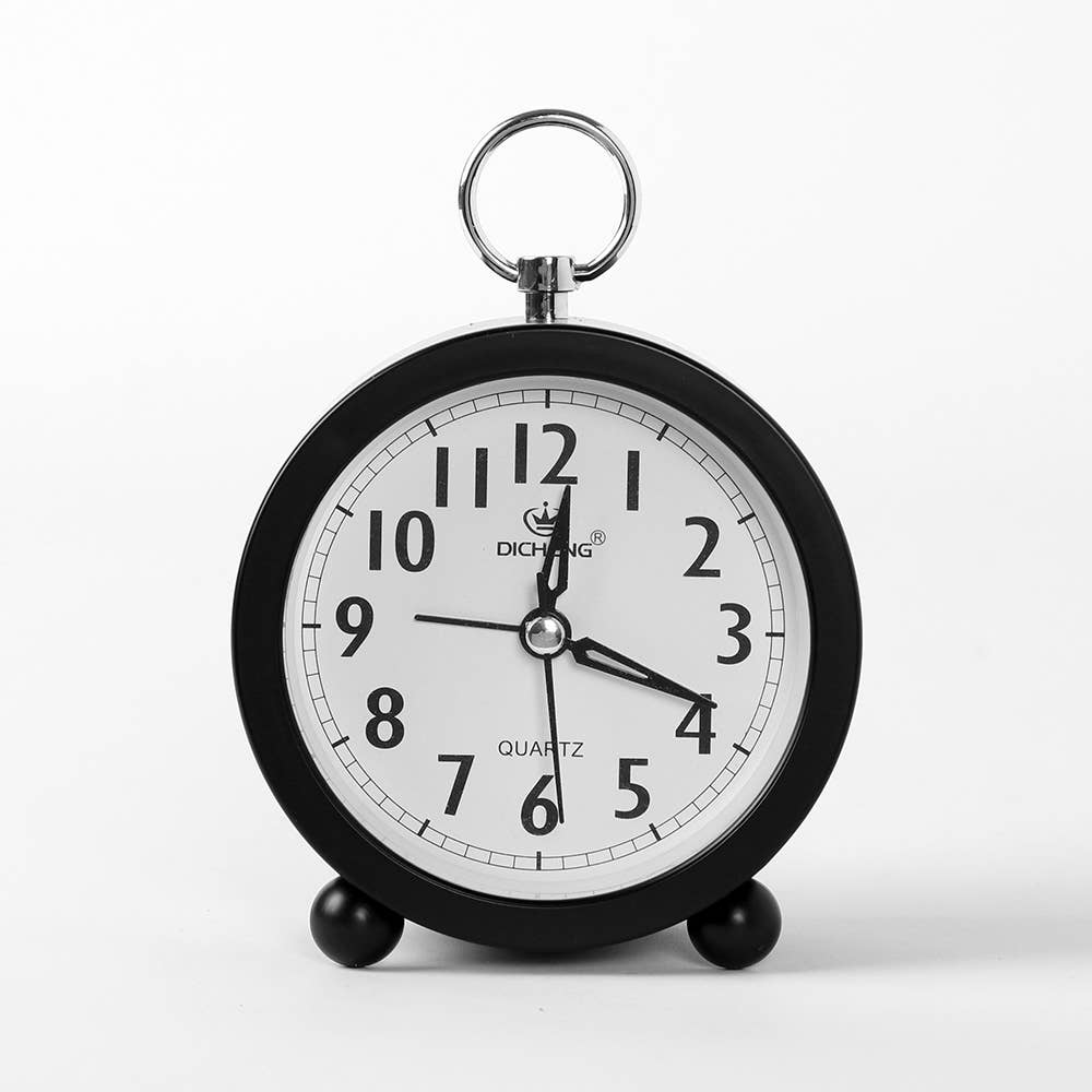 퀴리 원형 알람 시계