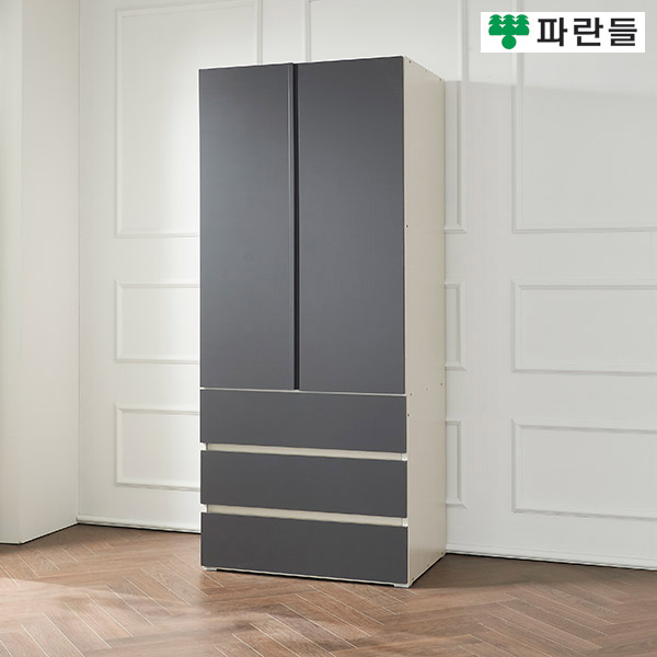 파란들가구 800 도어형 3단서랍옷장 3단서랍장롱 장농 - 상세 이미지 2