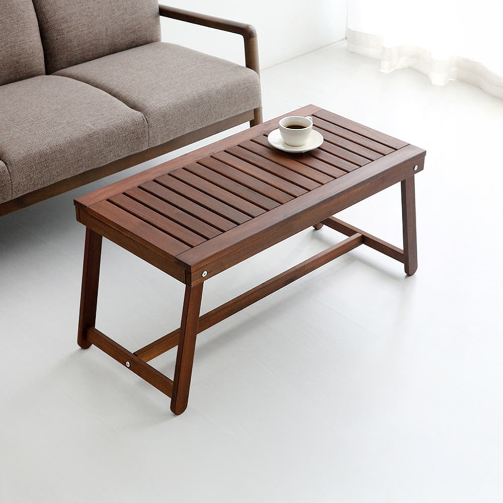 TANG 원목커피테이블 아카시아 체리브라운 0025.7784