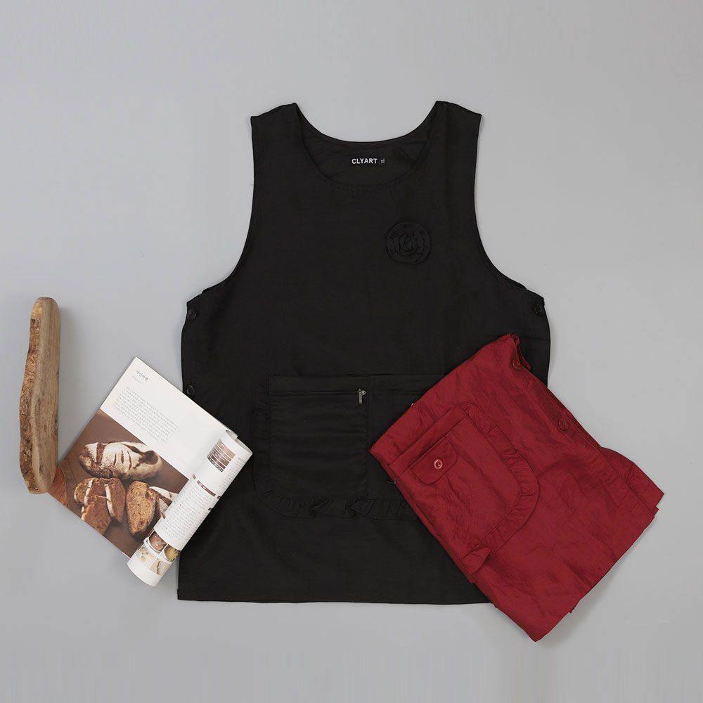 원플라워 어린이집 원피스 앞치마 XL XXL 예쁜 유치원 보육 교사