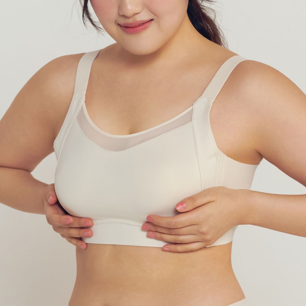 큰컵 가슴작아보이는브라 작아지는 미니마이저 브라 빅사이즈 보정 - 상세 이미지 3