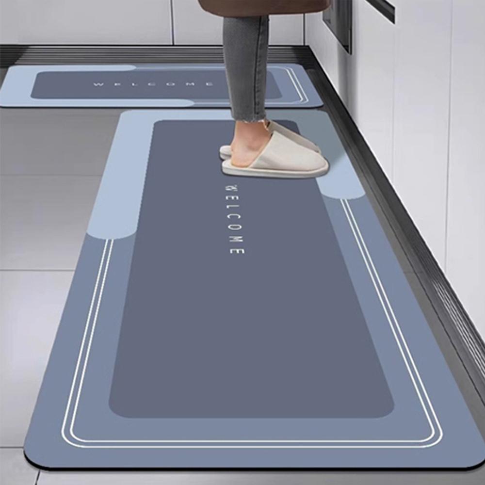 규조토 대형 주방 매트 욕실 현관 발매트 120x 40 cm 씽크대 부엌 대발