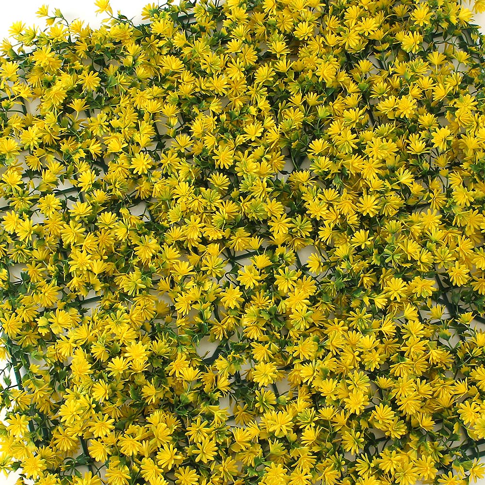 인테리어 정원 벽장식 인조잔디( 50x cm) (돌나물꽃) 인공 가짜 모조 조경 매트 - 메인 이미지