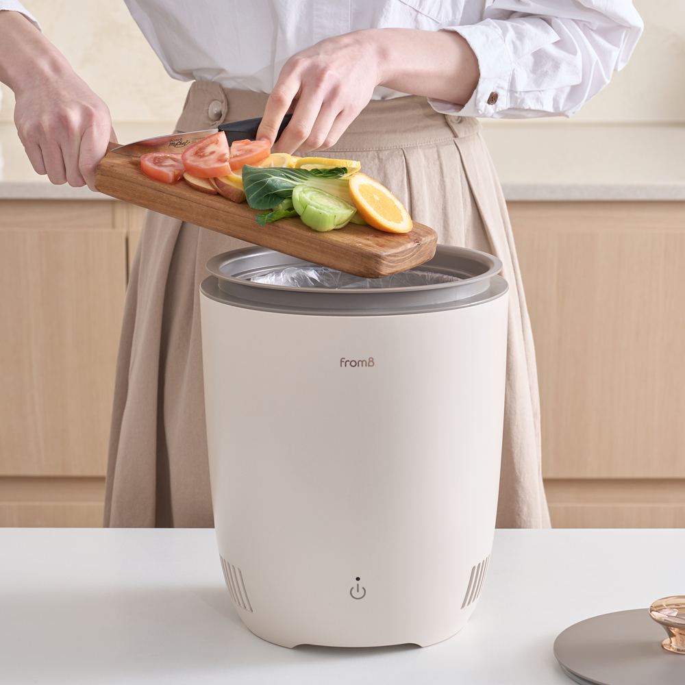 프롬비 냄새싹 음식물쓰레기 냉장고 가정용 음쓰 음식물 냉각처리기 FG257 베이지